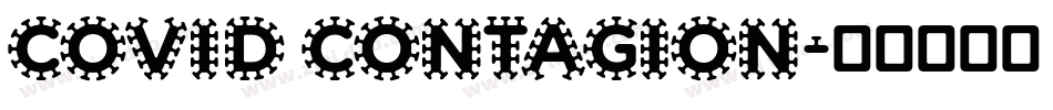 Covid Contagion字体转换